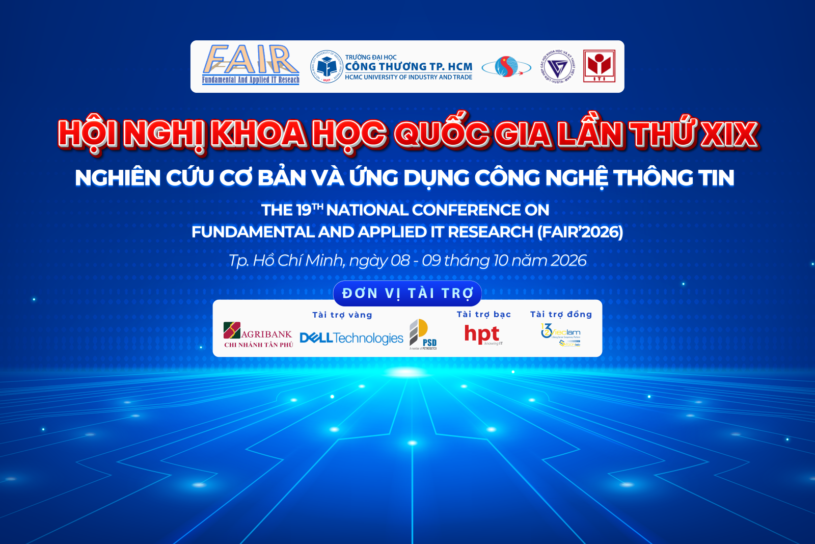 Tổ chức hội nghị khoa học quốc gia về nghiên cứu cơ bản và ứng dụng công nghệ thông tin lần XIX - FAIR'2026