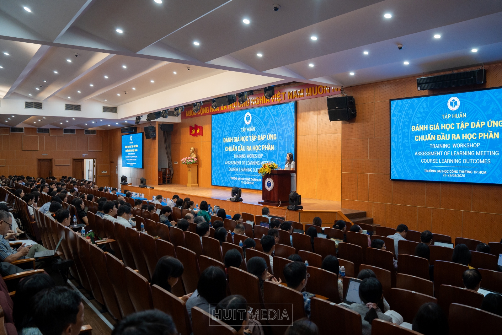 Chương trình tập huấn Đánh giá học tập đáp ứng chuẩn đầu ra học phần - Nâng cao năng lực giảng dạy và cải tiến chất lượng đào tạo tại Trường Đại học Công Thương TP.HCM