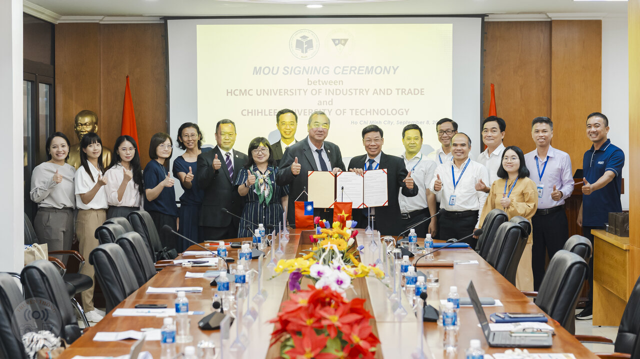 Thúc đẩy hợp tác giáo dục quốc tế: HUIT ký kết MOU với Đại học Công nghệ Trí Lý (CLUT), Đài Loan