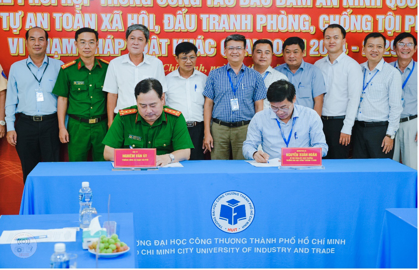 Lễ ký kết Quy chế phối hợp với Công an quận Tân Phú trong công tác bảo đảm an ninh quốc gia, trật tự an toàn xã hội, đấu tranh phòng, chống tội phạm và các vi phạm pháp luật khác (giai đoạn 2024 – 2029)