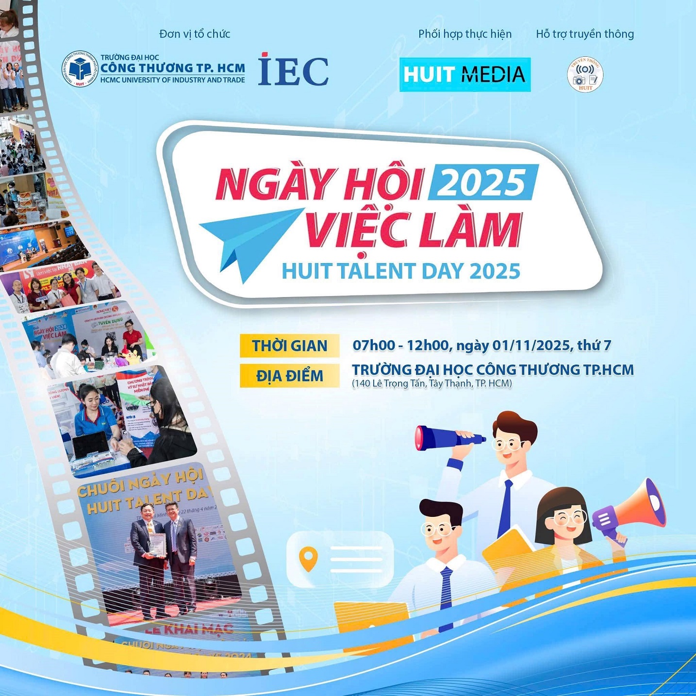  HUIT TALENT DAY 2025  – NGÀY HỘI VIỆC LÀM CÔNG NGHỆ KẾT NỐI NHÂN TÀI & DOANH NGHIỆP HÀNG ĐẦU!