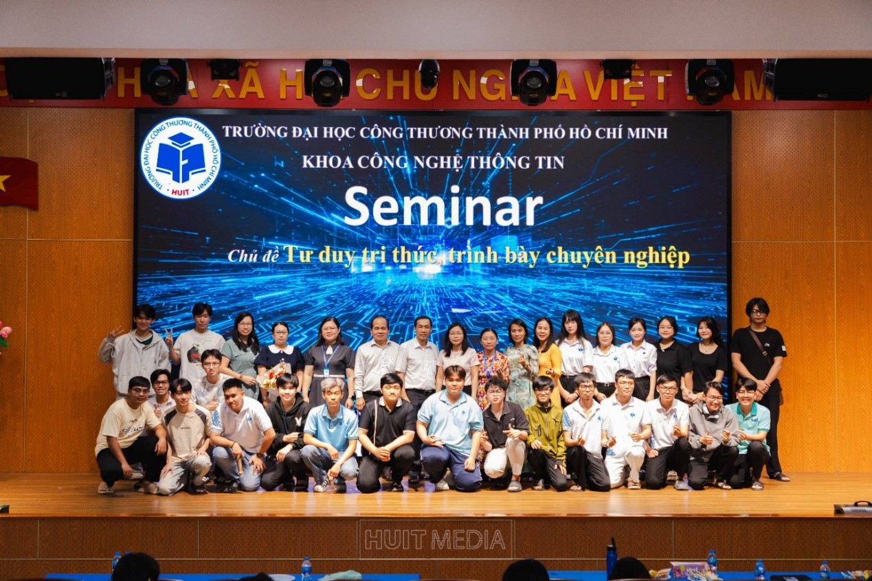 Khoa Công nghệ thông tin tổ chức Seminar học thuật sinh viên lần thứ 3 năm học 2025–2026 với chủ đề “Tư duy tri thức, trình bày chuyên nghiệp”